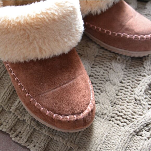 EUC Alpine by Dearfoams Mortiz Bootie Slipper Size 6 (Colour: Potting Soil) - Picture 2 of 10